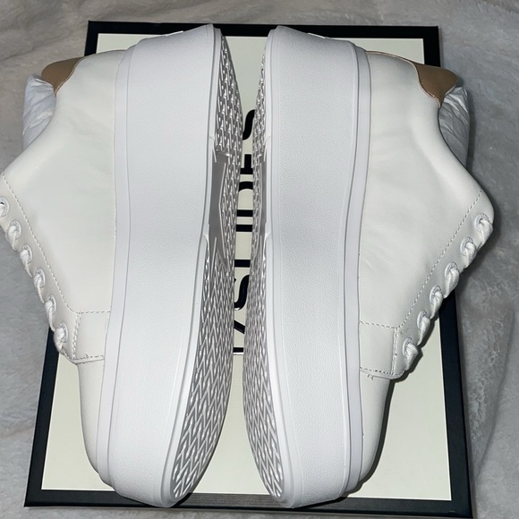 NWT J/SLIDES HALLY White Leather Sneaker - Picture 12 of 15